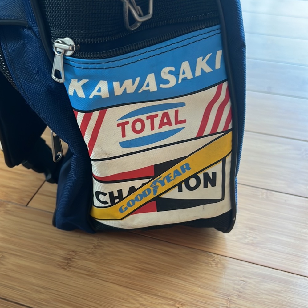 Vintage One of a Kind Rare Motorsports Bag Backpack Carry On Rare - Picture 3 of 10